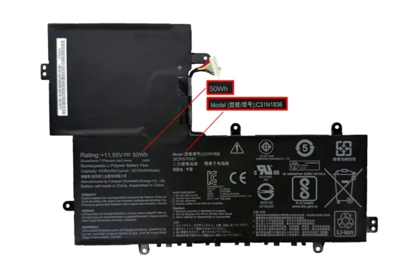 C31N1836 laptop battery