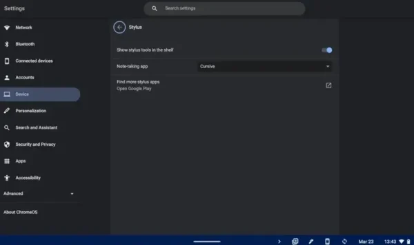 Stylus Support Verification