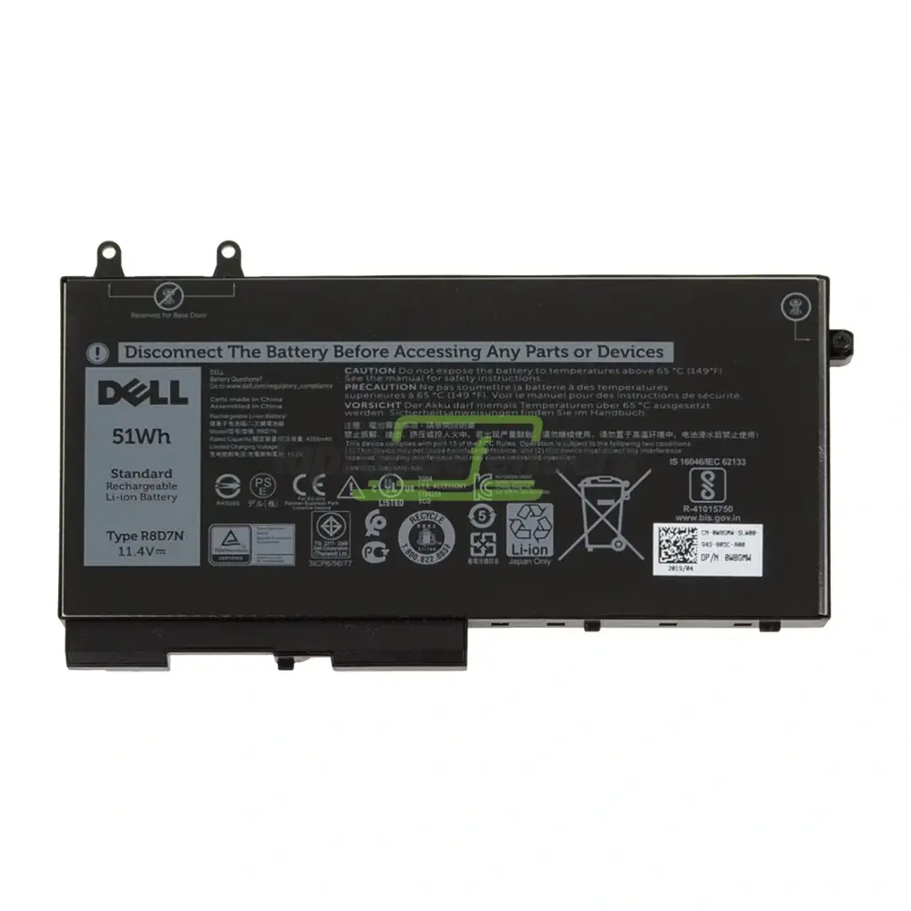 TNT6H back Dell Chromebook Latitude 5400 5401 5500 51Wh 3-cell Battery TNT6H