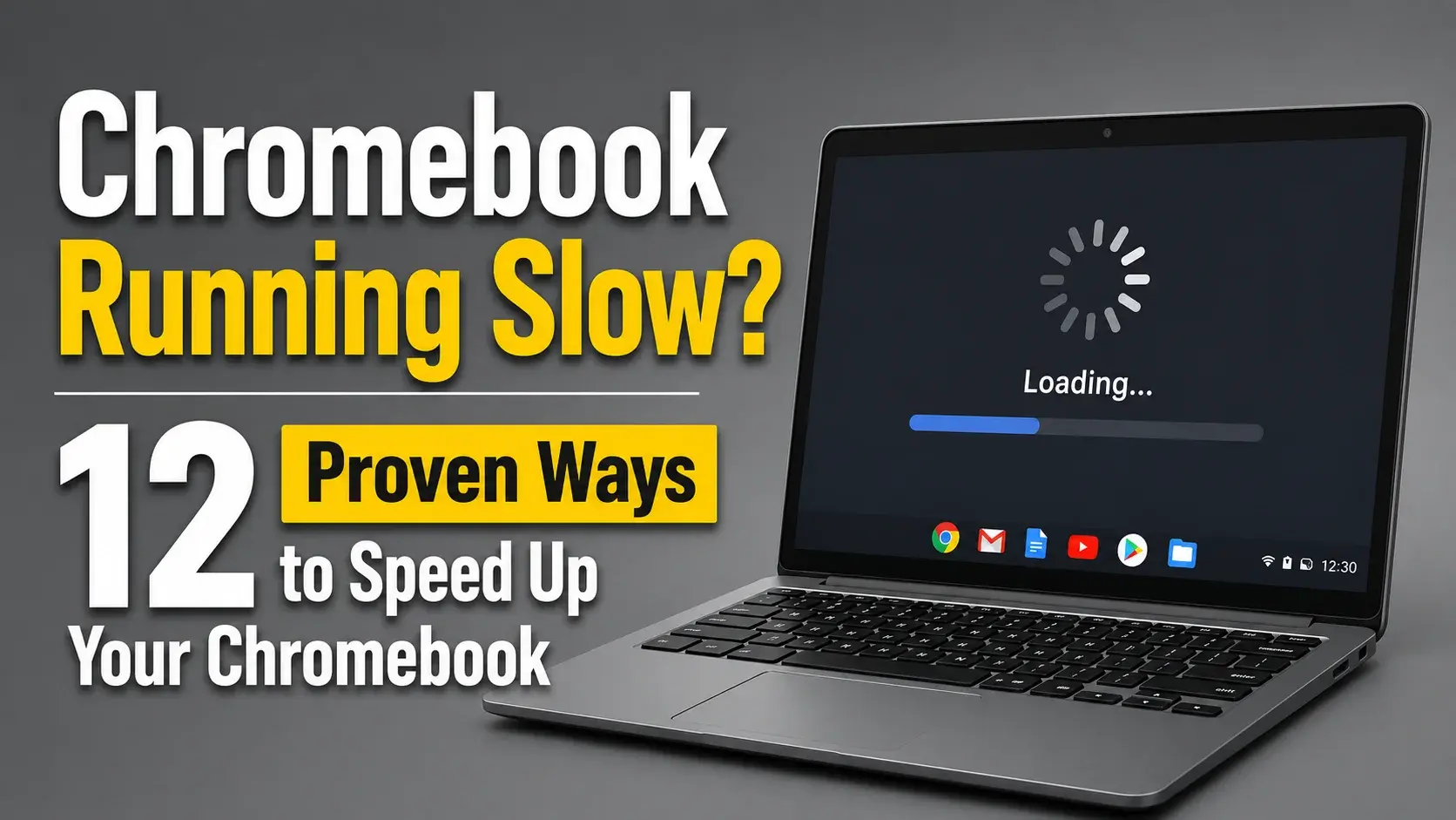 troubleshoot chromebook running slow